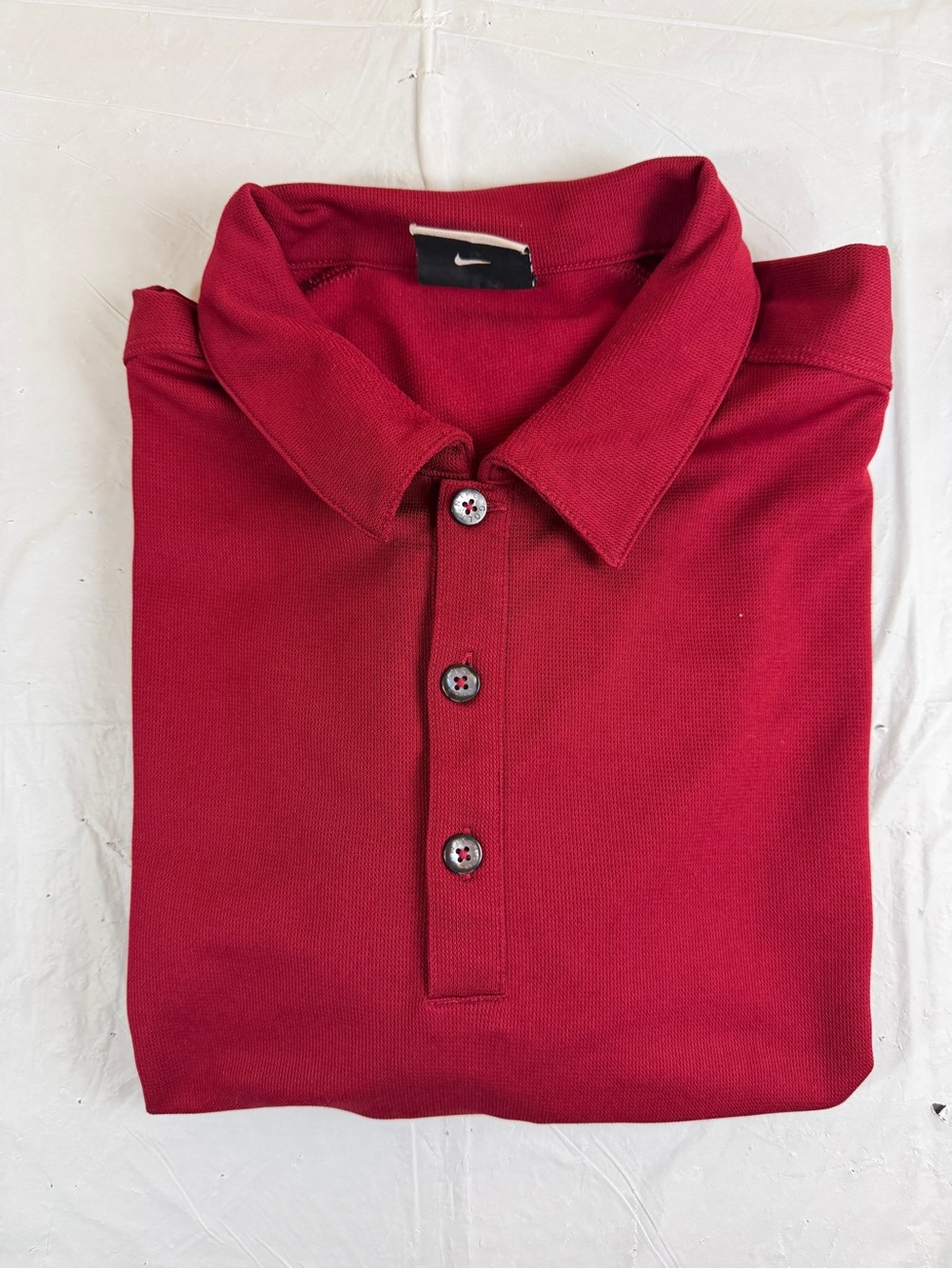 Nike‎ Men’s Deep Red Polo Shirt - Short Sleeve
